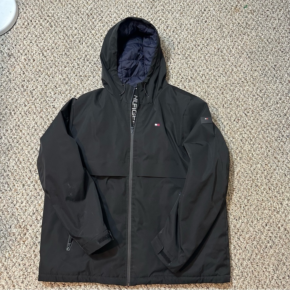Tommy Hilfiger Black Hooded Jacket
